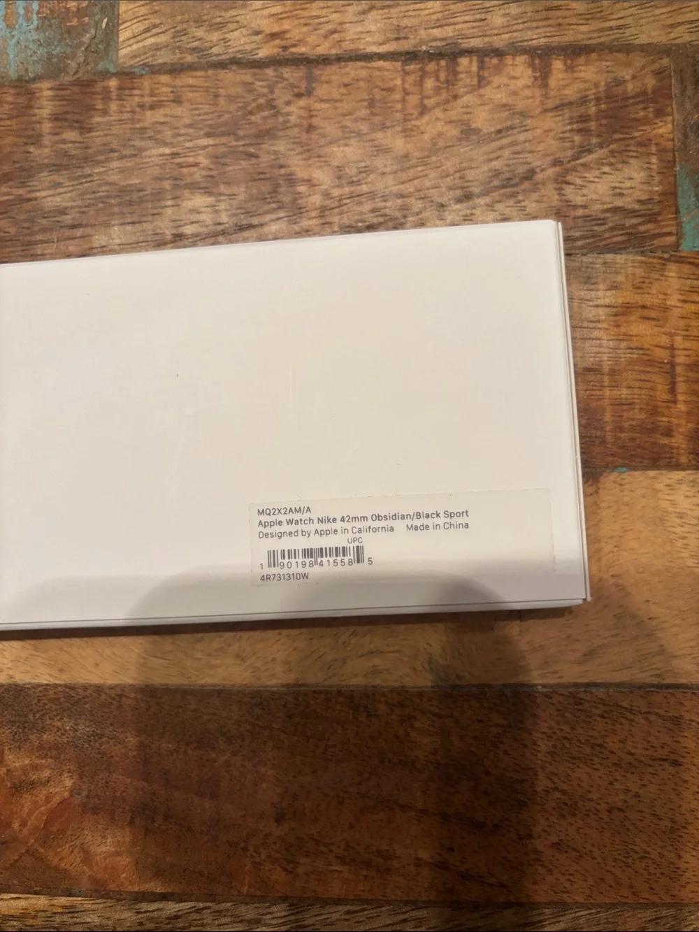 Sealed in Box Apple Nike Sports Band 42 MM Black (Obsidian) Color MSRP $50